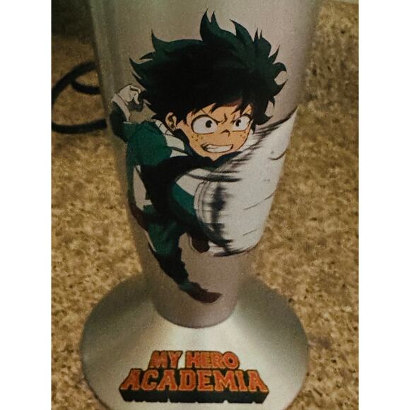 My Hero Academia Deku motion lamp lava lamp character Izuku Midoriya Green light - Picture 4 of 10